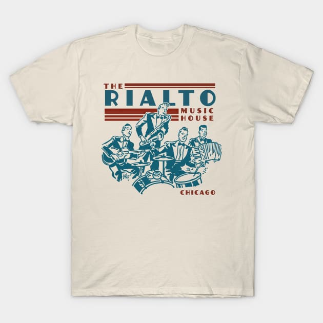Rialto Records T-Shirt by MindsparkCreative